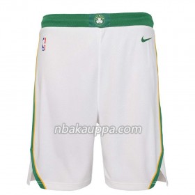 Boston Celtics Miesten Shortsit Valkoinen Vihreä 2018-19 Nike Swingman
